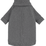 Knitted Turtleneck Dog Sweater – Warm Winter Coat for Small and Medium Dogs and Cats - Image 3