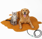 Heated Pet Pad for Dogs & Cats – 7-Layer Safety Design, Waterproof, Chew-Resistant & Machine Washable Electric Warming Mat
